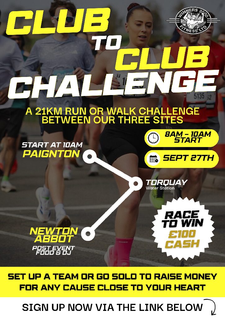 Winners 2000 Club to Club Challenge 21km event connecting all three clubs